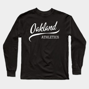 Oakland Athletics Wave Long Sleeve T-Shirt